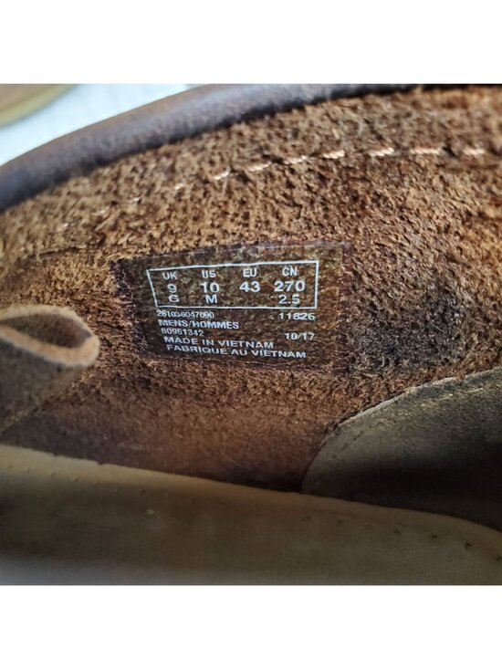Clarks Shoes Mens SIze 10 Wallabee Brown Leather Chukka Boots *Read* main image 6
